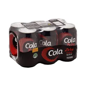 Refresco cola Hacendado Zero azúcar