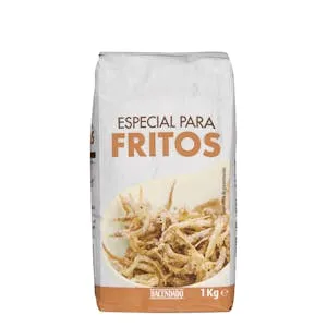 Harina semolosa de trigo Hacendado especial para fritos