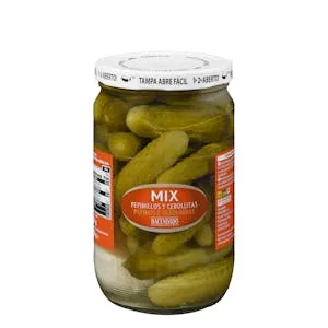 Mix de pepinillos y cebollitas Hacendado