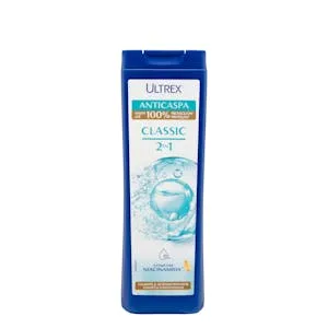 Champú y acondicionador anticaspa Classic 2 en 1 Ultrex todo tipo de cabello