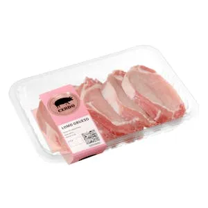 Filetes lomo de cerdo grueso