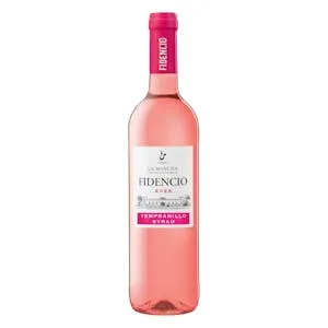 Vino rosado tempranillo syrah Fidencio DO La Mancha