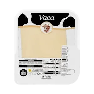 Queso lonchas tierno de vaca Hacendado