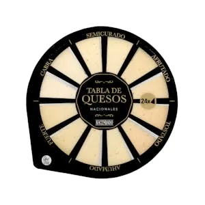 Tabla de quesos nacionales Hacendado