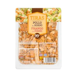 Tiras de pechuga pollo 99% al horno Hacendado