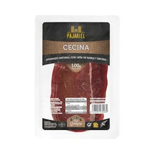 Cecina ahumada natural Embutidos Pajariel lonchas
