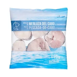 Rodajas de merluza del Cabo Hacendado ultracongeladas