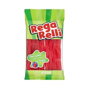 Golosinas Rega Relli Hacendado rellena con zumo de fruta