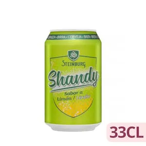 Cerveza Shandy Steinburg sabor limón