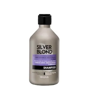Champú Silver Blond Deliplus cabello rubio, decolorado y grises,