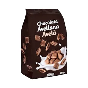 Cereales rellenos de chocolate y avellana Hacendado