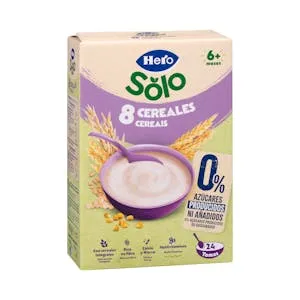 Papilla 8 cereales Hero Solo +6 meses