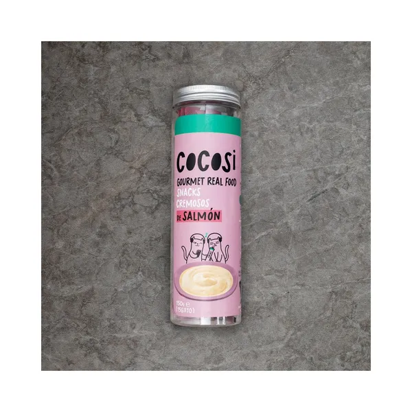 COCOSI Snack Cremoso para gato de salmón 10X15GR
