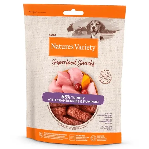 Nature`s Variety Superfood Snacks Adult Pavo para Perros