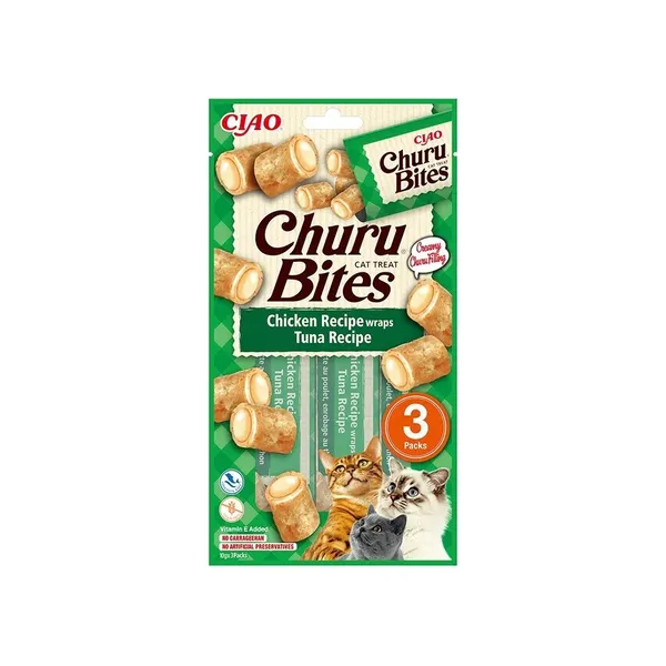 Churu Bites Receta de Atún para Gatos (3x10gr)