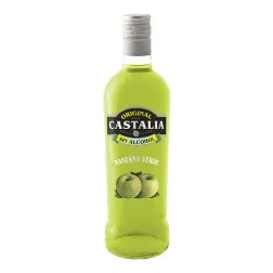 Licor manzana verde sin alcohol Castalia Original 70 cl