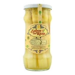 Espárragos blancos muy gruesos Sabor de Rioja 6/8 piezas bote 540 g