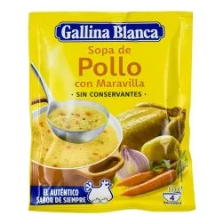 Sopa de pollo con maravilla Gallina Blanca 85 g