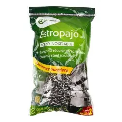 Estropajo nanas acero inoxidable Coaliment 2 ud