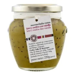 Mermelada de kiwi y melón con vainilla extra La Cullera 220 g