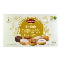Mantecados y polvorones surtido El Santo 600 g