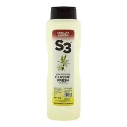 Agua de colonia S3 Classic Fresh 600 + 150 ml