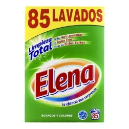 Detergente en polvo Elena Limpieza Total tambor 85 lavados