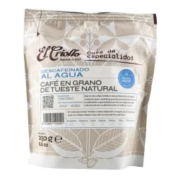 Café de especialidad en grano descafeinado al agua El Criollo paquete 250 g
