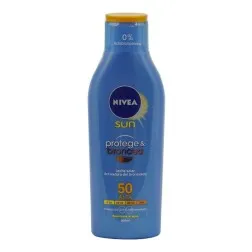 Leche solar FPS 50 activadora bronceado Nivea 200 ml