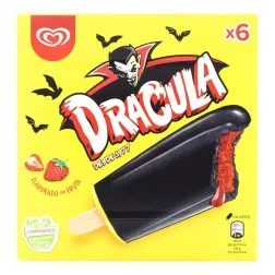 Helado de cola Drácula 6 ud