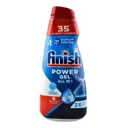 Lavavajillas Finish Power Gel Todo en 1 35 lavados botella 700 ml