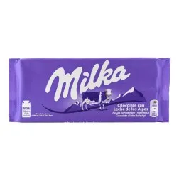 Chocolate con leche Milka tableta 125 g