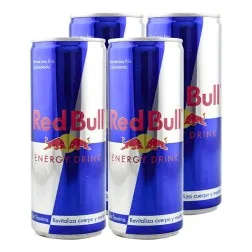 Bebida energética Red Bull 25 cl pack 4 latas