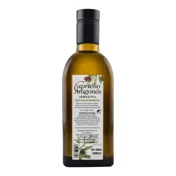Aceite de oliva virgen extra Capricho Aragonés Arbequina botella 500 ml