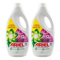 Detergente líquido Ariel Sensaciones pack 2 botellas de 30 lavados