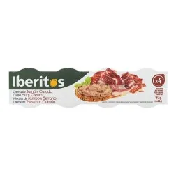 Paté de jamón curado Iberitos 4x23 g