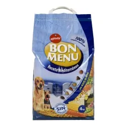 Pienso para perros adultos con aceite de oliva Bon Menu Receta Mediterránea saco 4 kg