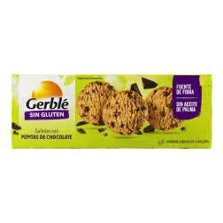 Galletas con chispas de chocolate sin gluten Gerblé 150 g