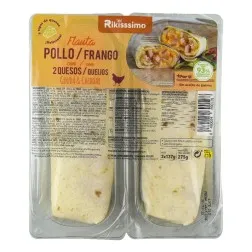 Flauta de pollo con 2 quesos Rikisssimo 2x137 g