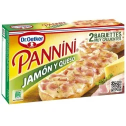 Baguettes Pannini jamón y queso Dr. Oetker 2x125 g