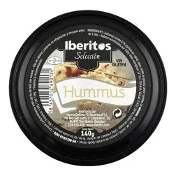 Hummus de garbanzos sin gluten Iberitos lata 140 g