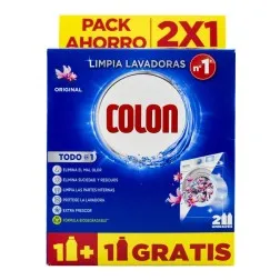 Limpia lavadoras Colon Todo en 1 Original caja 2x250 ml 50% gratis