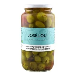 Aceitunas verdes con hueso aliñadas estilo chupadedos José Lou 900 g