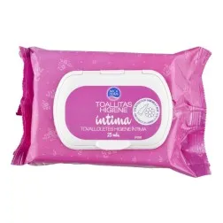 Toallitas de higiene íntima con extracto de camomila y aloe Micaderm paquete 25 ud