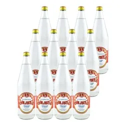 Agua mineral natural Solares 1 litro caja 12 botellas de cristal