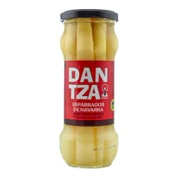 Espárragos blancos de Navarra muy gruesos Dantza 6-8 piezas bote 330 g