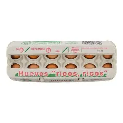 Huevos frescos categoría A talla XL Jopaga caja 12 huevos