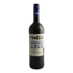 Vino tinto tempranillo Paniza 75 cl