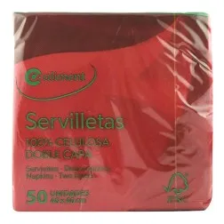 Servilletas 40x40cm Coaliment Granate 50 ud