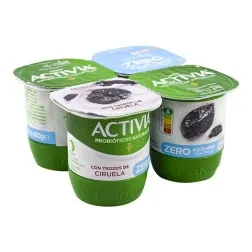 Yogur Activia con ciruela 0% 4x120 g